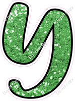 CUL 23.5" Individuals - Lime Green Sparkle Y