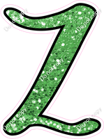 CUL 23.5" Individuals - Lime Green Sparkle Z