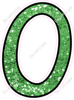 CUL 23.5" Individuals - Lime Green Sparkle