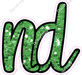 CUL 23.5" Individuals - Lime Green Sparkle ND