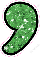 CUL 23.5" Individuals - Lime Green Sparkle Apostrophe