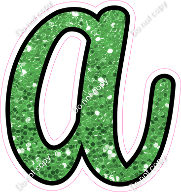 CUL 23.5" Individuals - Lime Green Sparkle a