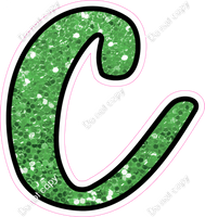 CUL 23.5" Individuals - Lime Green Sparkle c