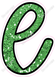 CUL 23.5" Individuals - Lime Green Sparkle l