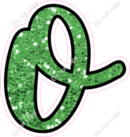 CUL 23.5" Individuals - Lime Green Sparkle o