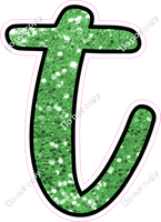 CUL 23.5" Individuals - Lime Green Sparkle t