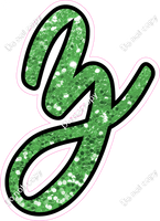 CUL 23.5" Individuals - Lime Green Sparkle z