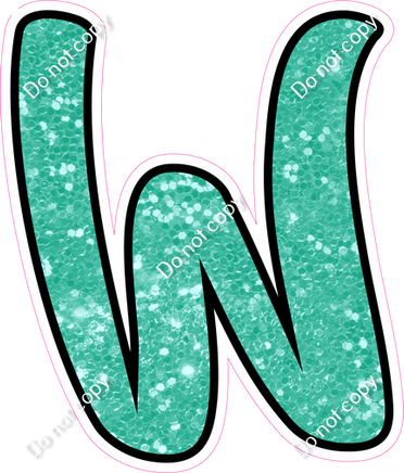 CUL 23.5" Individuals - Mint Sparkle W