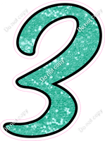 CUL 23.5" Individuals - Mint Sparkle 3