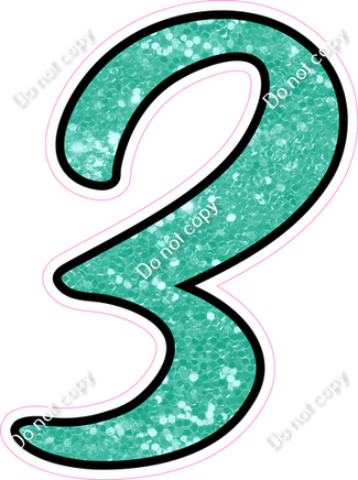 CUL 23.5" Individuals - Mint Sparkle 3