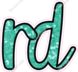 CUL 23.5" Individuals - Mint Sparkle RD