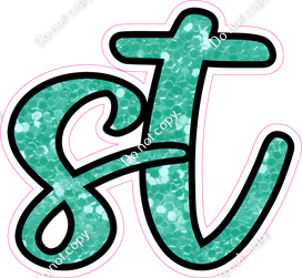 CUL 23.5" Individuals - Mint Sparkle ST