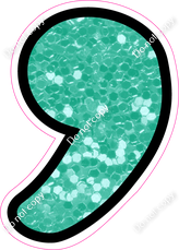 CUL 23.5" Individuals - Mint Sparkle Apostrophe