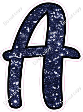 CUL 23.5" Individuals - Navy Blue Sparkle A