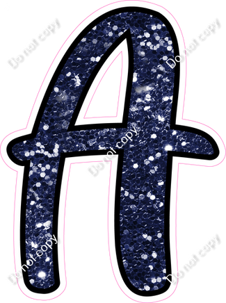 CUL 23.5" Individuals - Navy Blue Sparkle A