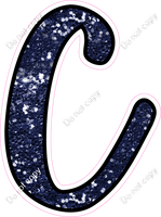 CUL 23.5" Individuals - Navy Blue Sparkle C