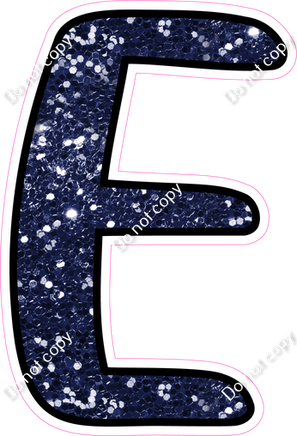 CUL 23.5" Individuals - Navy Blue Sparkle E