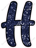 CUL 23.5" Individuals - Navy Blue Sparkle H