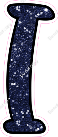CUL 23.5" Individuals - Navy Blue Sparkle I