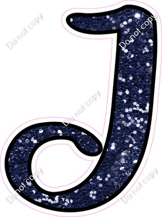 CUL 23.5" Individuals - Navy Blue Sparkle J