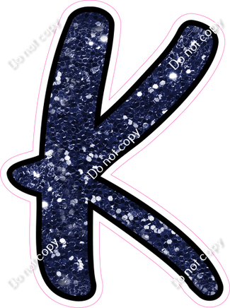 CUL 23.5" Individuals - Navy Blue Sparkle K