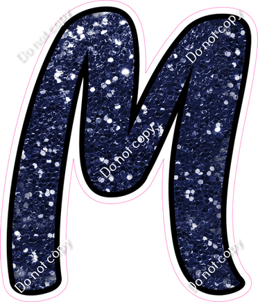 CUL 23.5" Individuals - Navy Blue Sparkle M