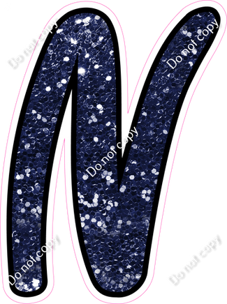 CUL 23.5" Individuals - Navy Blue Sparkle N