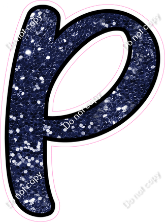 CUL 23.5" Individuals - Navy Blue Sparkle P