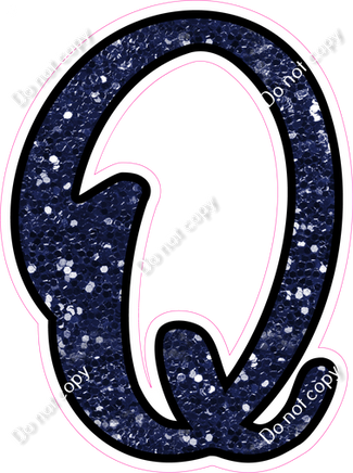 CUL 23.5" Individuals - Navy Blue Sparkle Q