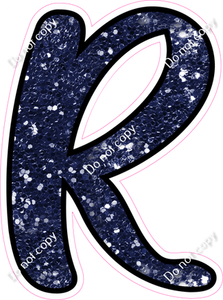 CUL 23.5" Individuals - Navy Blue Sparkle R