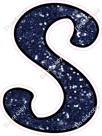 CUL 23.5" Individuals - Navy Blue Sparkle S