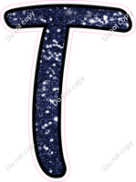 CUL 23.5" Individuals - Navy Blue Sparkle T