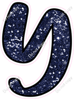 CUL 23.5" Individuals - Navy Blue Sparkle Y