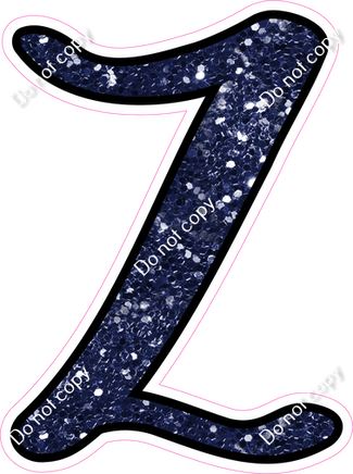 CUL 23.5" Individuals - Navy Blue Sparkle Z