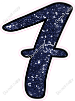 CUL 23.5" Individuals - Navy Blue Sparkle 7