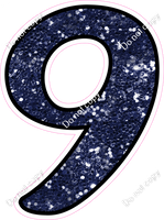 CUL 23.5" Individuals - Navy Blue Sparkle 9