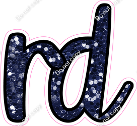 CUL 23.5" Individuals - Navy Blue Sparkle RD