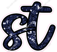 CUL 23.5" Individuals - Navy Blue Sparkle ST