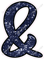 CUL 23.5" Individuals - Navy Blue Sparkle &