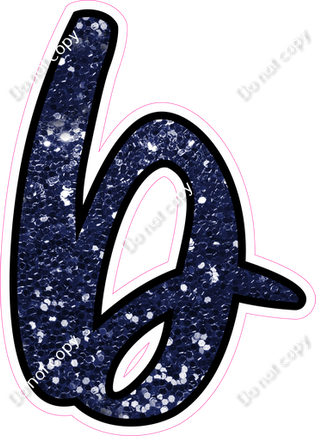 CUL 23.5" Individuals - Navy Blue Sparkle b