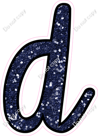 CUL 23.5" Individuals - Navy Blue Sparkle d