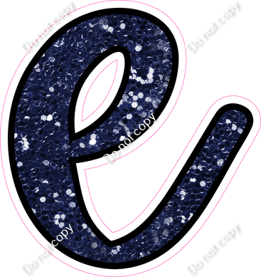 CUL 23.5" Individuals - Navy Blue Sparkle e
