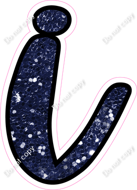 CUL 23.5" Individuals - Navy Blue Sparkle i