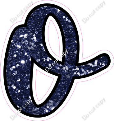 CUL 23.5" Individuals - Navy Blue Sparkle o