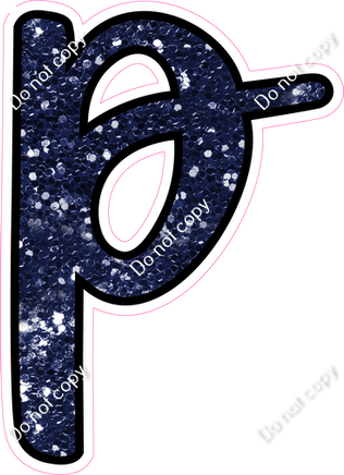 CUL 23.5" Individuals - Navy Blue Sparkle p