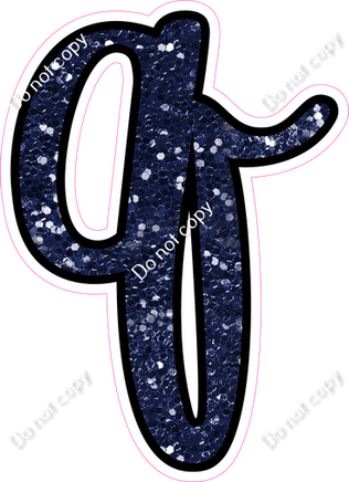 CUL 23.5" Individuals - Navy Blue Sparkle q