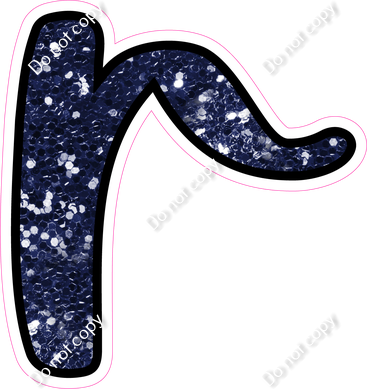 CUL 23.5" Individuals - Navy Blue Sparkle r