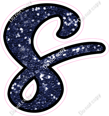 CUL 23.5" Individuals - Navy Blue Sparkle s