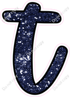 CUL 23.5" Individuals - Navy Blue Sparkle t