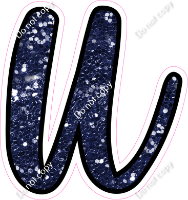 CUL 23.5" Individuals - Navy Blue Sparkle u